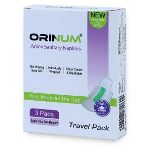 Sanitary Napkins Regular 240mm 3s Travel Pack)